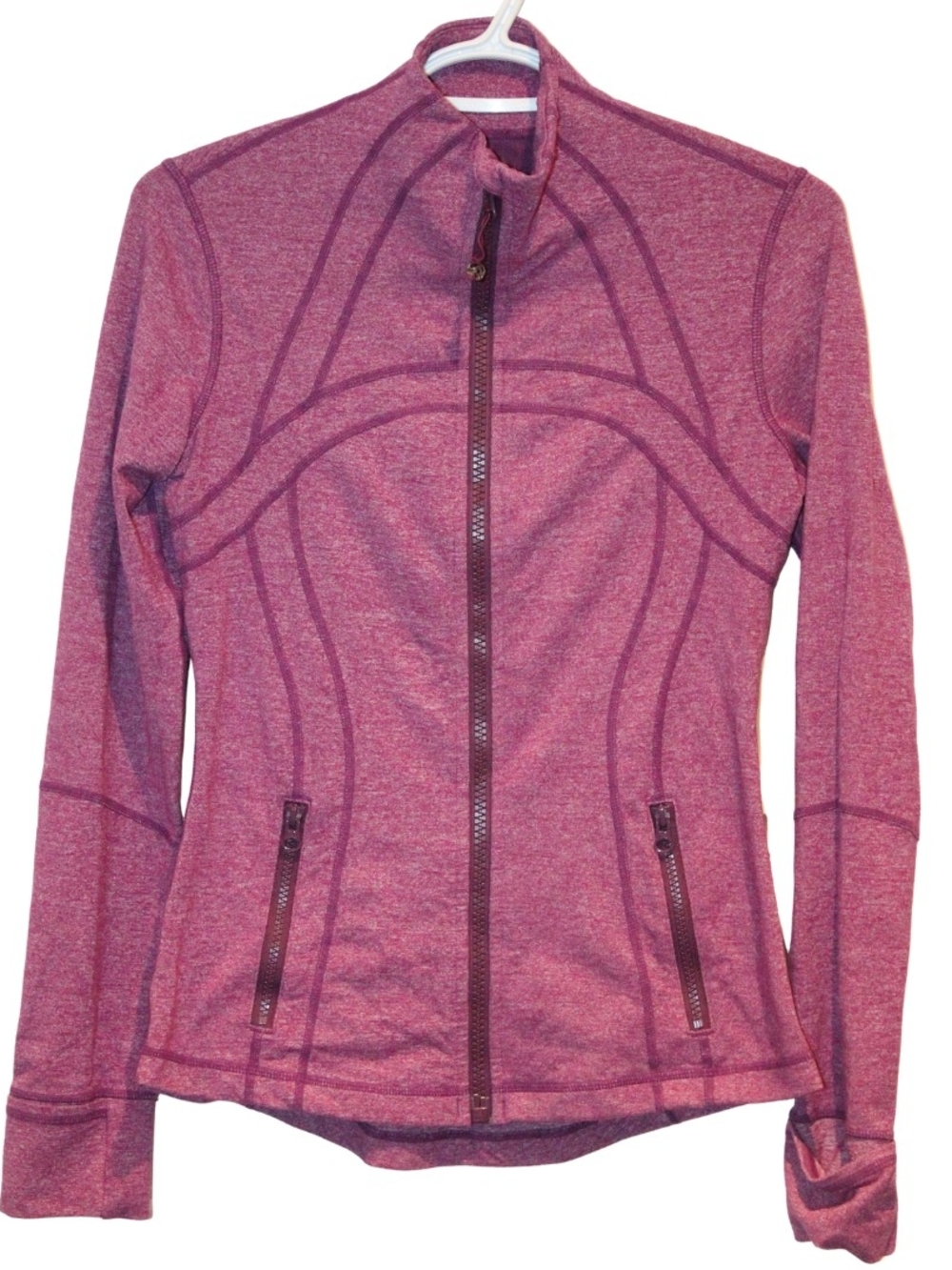 Lululemon Magenta Define Zip Up Sweater Size 6